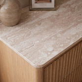 Ever Dreaming Living Lillian Travertine-Look 6 Drawer Chest