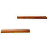 Decor Traders Calyx Wooden Floating Shelves
