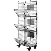 Decor Traders 3 Tier Colton Wall Mounted Storage Baskets
