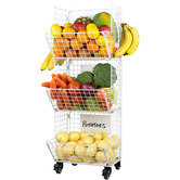Decor Traders 3 Tier Colton Wall Mounted Storage Baskets