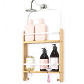 Decor Traders 2 Tier Tyler Bamboo Shower Caddy