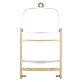 Decor Traders 2 Tier Tyler Bamboo Shower Caddy