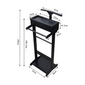 Decor Traders Black Debonair Valet Stand
