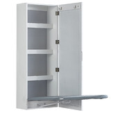 Decor Traders Olivier Wall Mounted Ironing Board Cabinet with Mirror