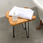Decor Traders Copeland 52.5cm Fir Wood &amp; Iron Side Table