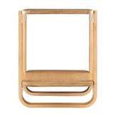 Decor Traders Amina Two-Tier Wooden Side Table
