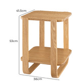 Decor Traders Amina Two-Tier Wooden Side Table