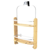 Decor Traders 2 Tier Tyler Bamboo Shower Caddy