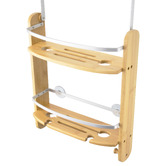 Decor Traders 2 Tier Tyler Bamboo Shower Caddy