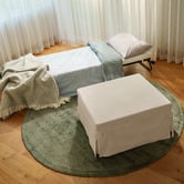 Decor Traders Foldlux Convertible Ottoman Sofa Bed with Castors &amp; Slipcover