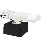 Decor Traders Foldlux Convertible Ottoman Sofa Bed with Castors &amp; Slipcover