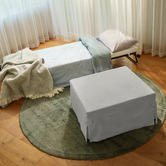 Decor Traders Foldlux Convertible Ottoman Sofa Bed with Castors &amp; Slipcover