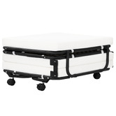 Decor Traders Foldlux Convertible Ottoman Sofa Bed with Castors &amp; Slipcover