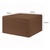 Decor Traders Foldlux Convertible Ottoman Sofa Bed with Slipcover
