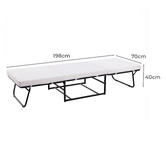 Decor Traders Foldlux Convertible Ottoman Sofa Bed with Slipcover