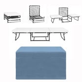Decor Traders Foldlux Convertible Ottoman Sofa Bed with Slipcover