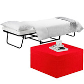 Decor Traders Foldlux Convertible Ottoman Sofa Bed with Slipcover