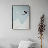 Time &amp; Tide Skiing Unframed Paper Print Wall Art