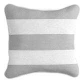 Capeview Interiors Classic Stripe Linen-Blend Cushion Cover