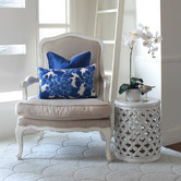 Capeview Interiors Blooming Hydrangeas Antonella Rectangular Cushion Cover
