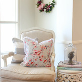 Capeview Interiors Classic Stripe Linen-Blend Cushion Cover
