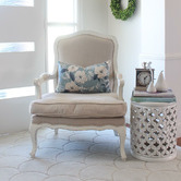 Capeview Interiors Elizabeth Rectangular Linen-Blend Cushion Cover