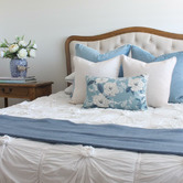 Capeview Interiors Elizabeth Rectangular Linen-Blend Cushion Cover