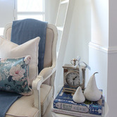 Capeview Interiors Elizabeth Rectangular Linen-Blend Cushion Cover