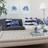 Capeview Interiors Blooming Hydrangeas Antonella Rectangular Cushion Cover