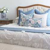 Capeview Interiors Elizabeth Rectangular Linen-Blend Cushion Cover