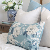 Capeview Interiors Elizabeth Rectangular Linen-Blend Cushion Cover