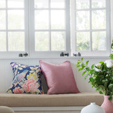 Capeview Interiors Oriental Romance Linen-Blend Cushion Cover