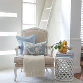 Capeview Interiors Louis Rectangular Linen-Blend Cushion Cover