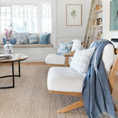 Capeview Interiors Check Square Linen-Blend Cushion Cover