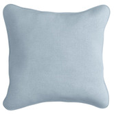 Willow Home &amp; Living Duck Egg Blue Linen-Blend Cushion Cover