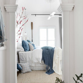 Capeview Interiors Check Square Linen-Blend Cushion Cover