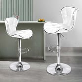 Hoxton Room Luna Faux Leather Adjustable Barstools