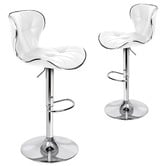Hoxton Room Luna Faux Leather Adjustable Barstools