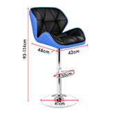 Hoxton Room Willa Faux Leather Adjustable Barstools