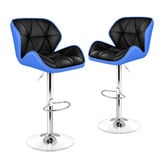 Hoxton Room Willa Faux Leather Adjustable Barstools