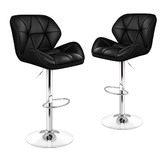 Hoxton Room Willa Faux Leather Adjustable Barstools