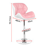 Hoxton Room Willa Faux Leather Adjustable Barstools