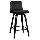 Hoxton Room 65cm Norris Faux Leather Swivel Barstools