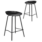 Hoxton Room 67cm Dayton Metal Bar Stools