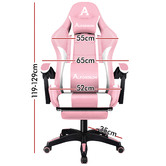 Hoxton Room Jordanov Faux Leather Executive Gaming Chair