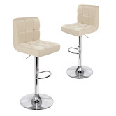 Hoxton Room Ralph Faux Leather Adjustable Barstools
