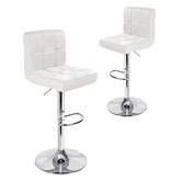 Hoxton Room Ralph Faux Leather Adjustable Barstools