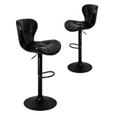 Hoxton Room Luna Faux Leather Adjustable Barstools