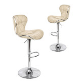 Hoxton Room Luna Faux Leather Adjustable Barstools