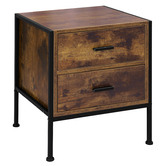 Hoxton Room Viktor 2 Drawer Bedside Table